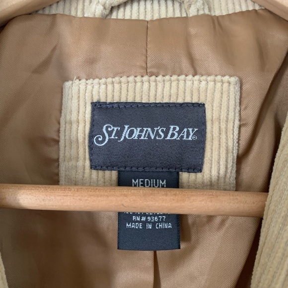 ST. JOHNS BAY | Tan Corduroy Blazer Coat - Picture 3 of 9